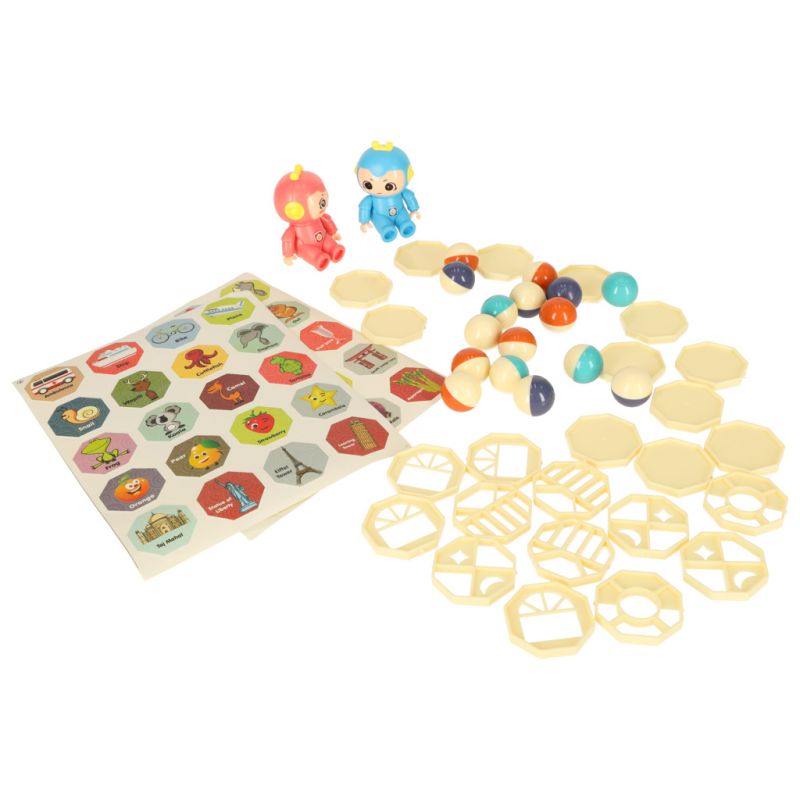 Klocki magnetyczne magnetic sticks marble tor kulkowy z dźwiękiem muzyką grający 118 elementów - obrazek 9