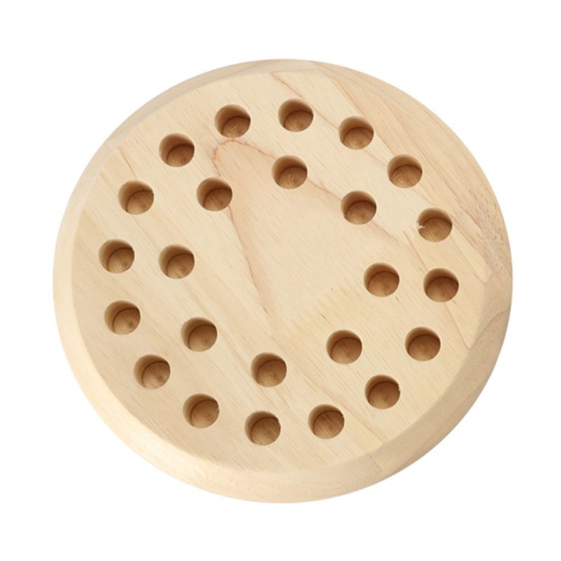 Gra logiczna pamięciowa memory chińczyk dopasuj kolory drewniana - obrazek 4