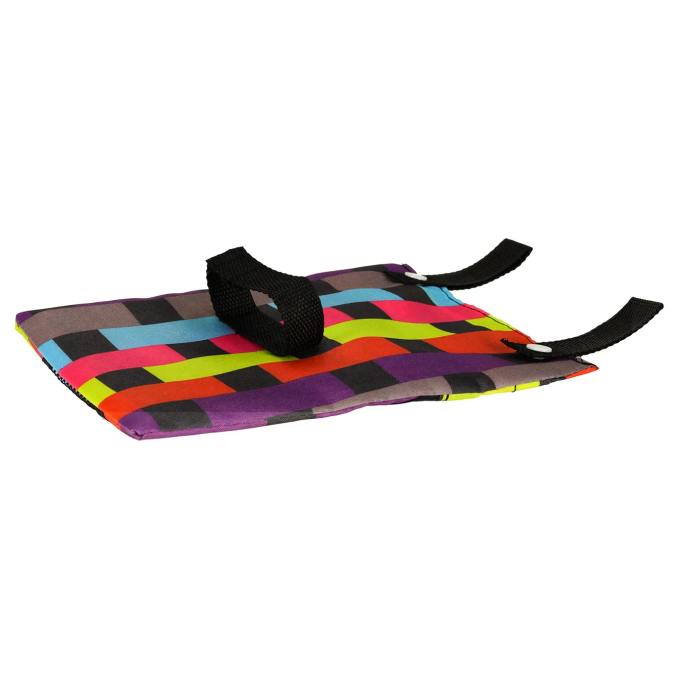 Torba na rower hulajnogę kierownicę telefon sakwa rowerowa kolorowa kratka