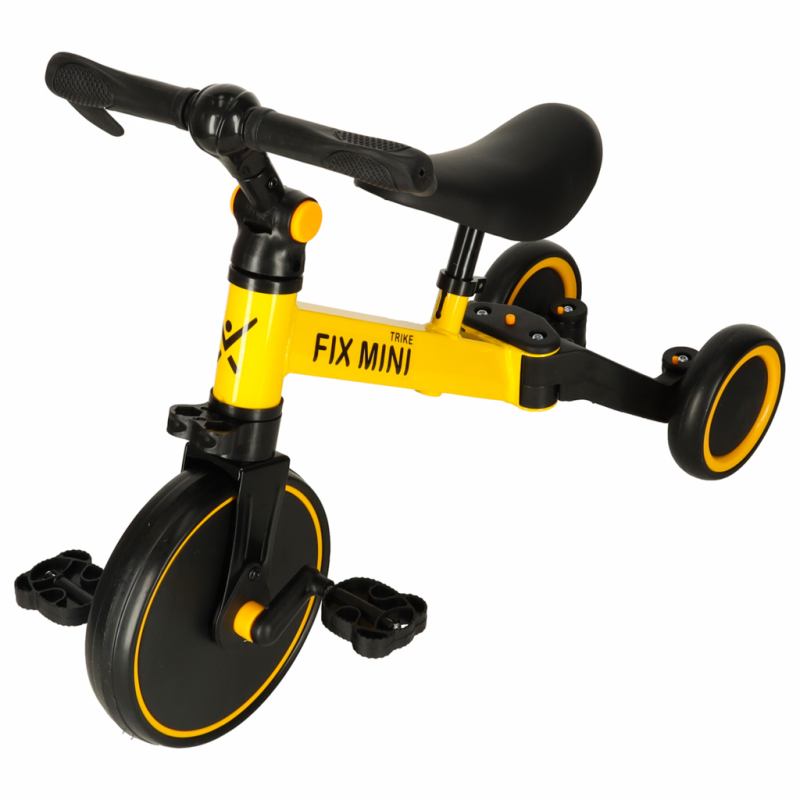 Rowerek biegowy Trike Fix Mini rower wielofunkcyjny 3w1 żółty - obrazek 6