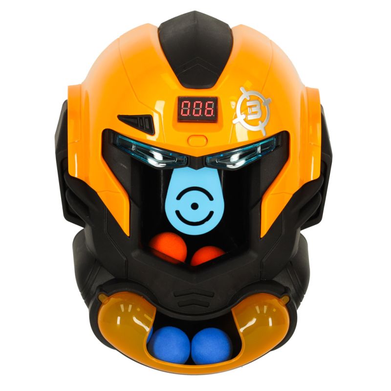 Gra zręcznościowa robot kask strzelanie do celu pistolet kulki celownik - obrazek 3