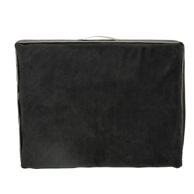 Legowisko ortopedyczne dla psa kota posłanie wodoodporne leżanka 90cm szary - obrazek 5