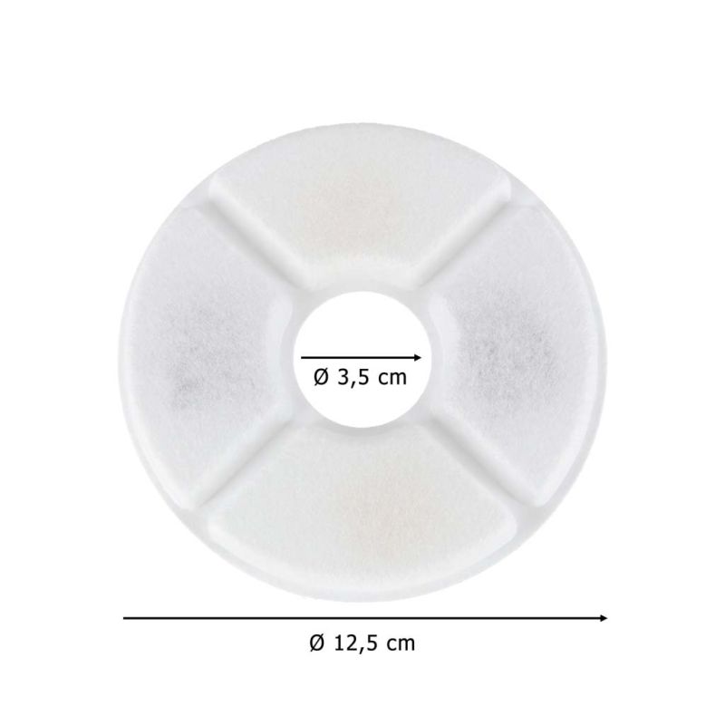 Filtry wymienne do poidełka fontanny dla psa kota zwierząt zestaw 6 sztuk - obrazek 8