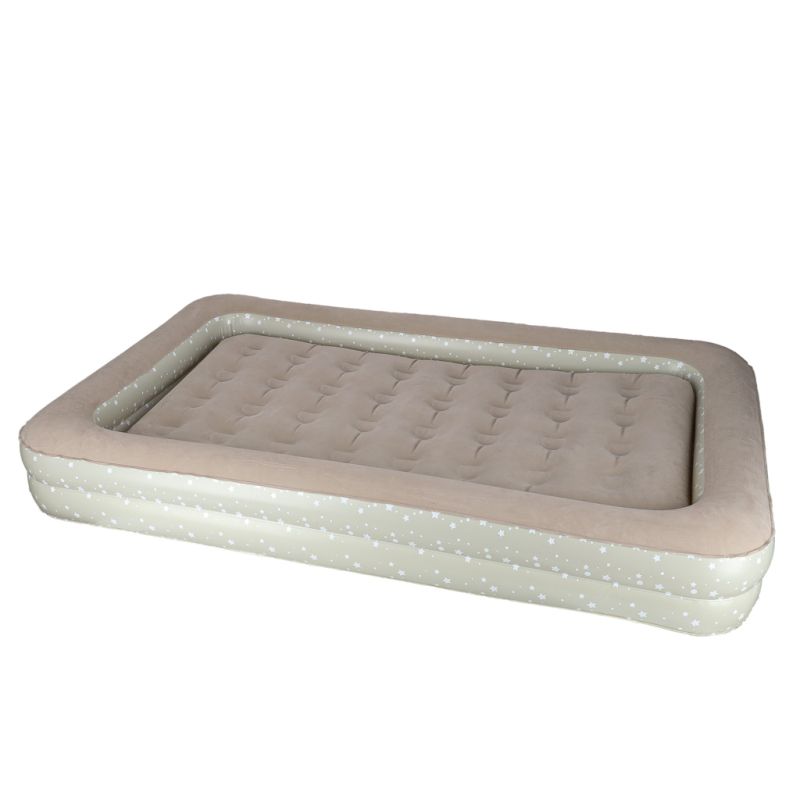 Materac dmuchany do spania dla dzieci jednoosobowy łóżko pompka - obrazek 2