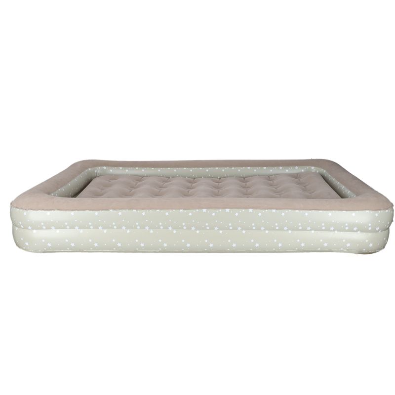 Materac dmuchany do spania dla dzieci jednoosobowy łóżko pompka - obrazek 4