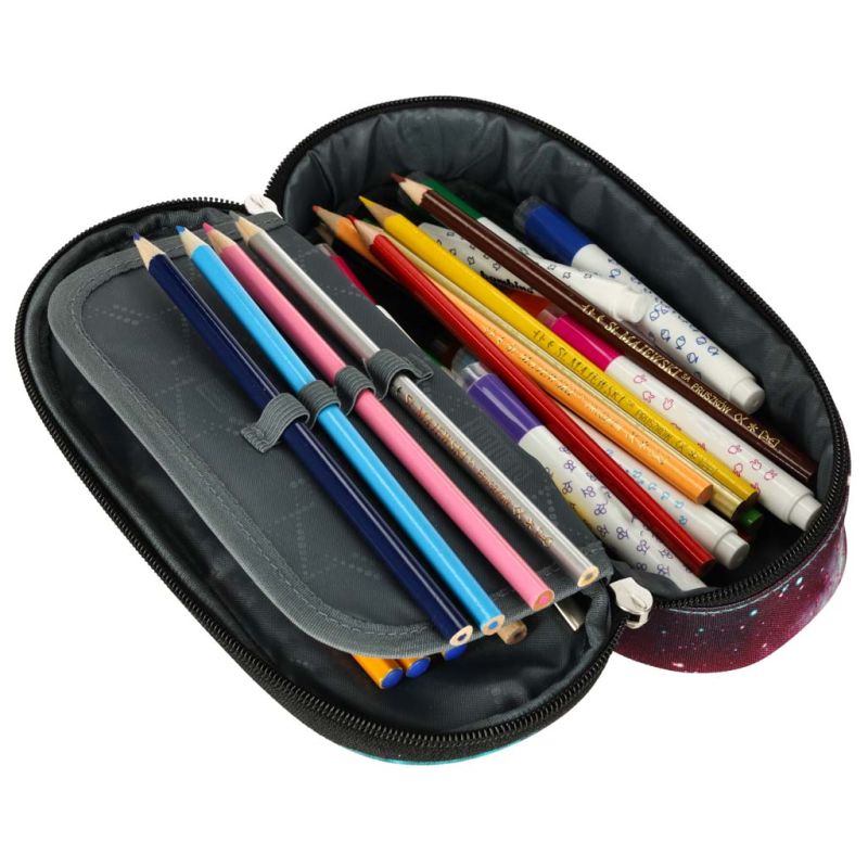 Piórnik szkolny jednokomorowy saszetka St. Right nebula - obrazek 6