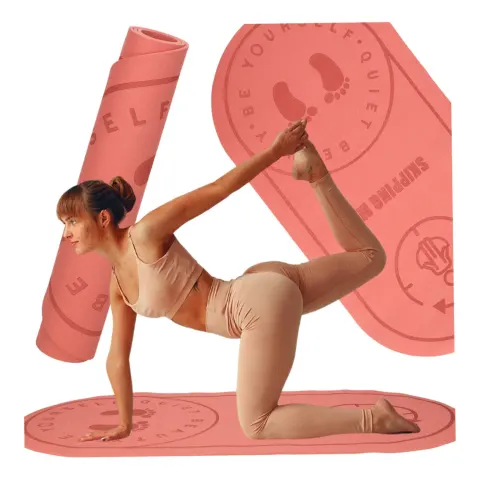 Mata do ćwiczeń jogi wygładzająca 127 x 63 x 0