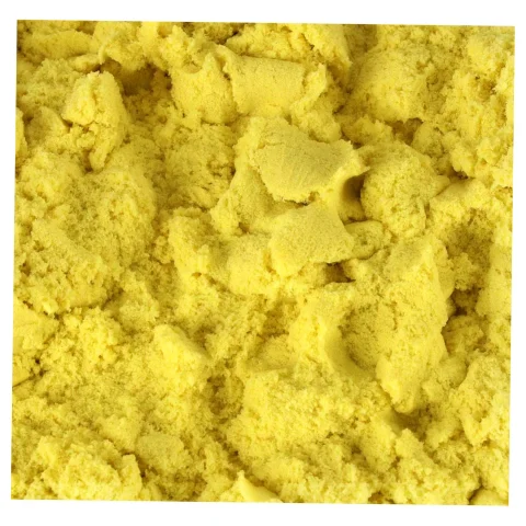 Piasek sensoryczny dla dzieci 1kg w woreczku żółty