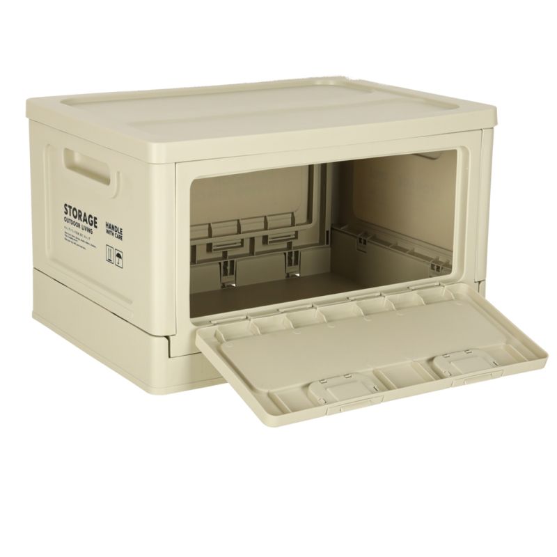 Organizer do bagażnika samochodowy pudełko skrzynka składana 25l szara - obrazek 5