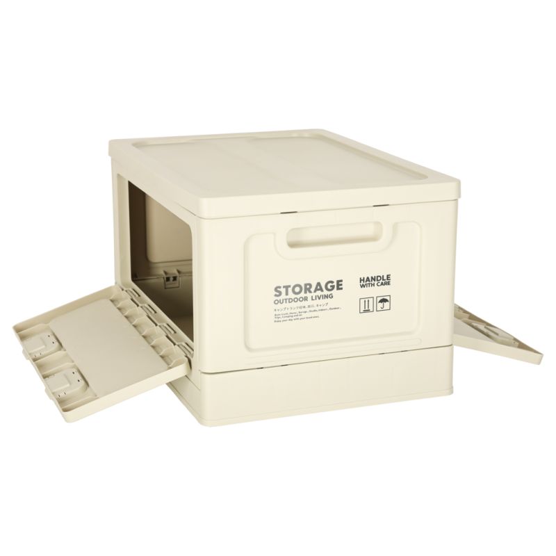 Organizer do bagażnika samochodowy pudełko skrzynka składana 25l szara - obrazek 9