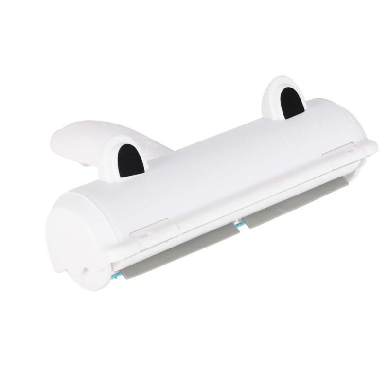 Szczotka wałek rolka do czyszczenia sierści z ubrań tapicerki biała niebieska - obrazek 2