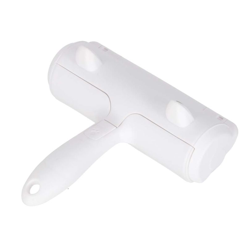 Szczotka wałek rolka do czyszczenia sierści z ubrań tapicerki biała niebieska - obrazek 4