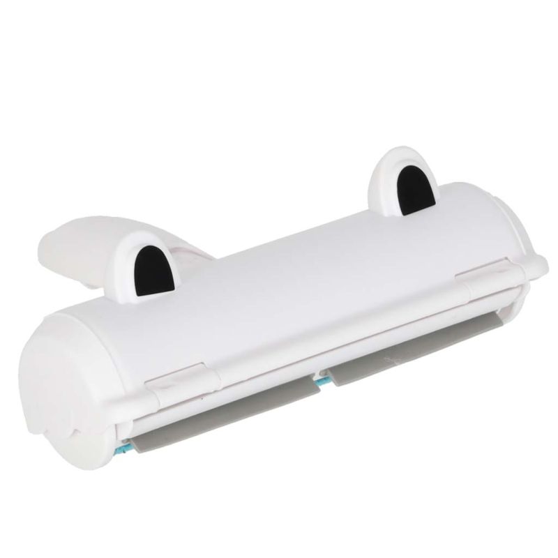 Szczotka wałek rolka do czyszczenia sierści z ubrań tapicerki biała niebieska - obrazek 6