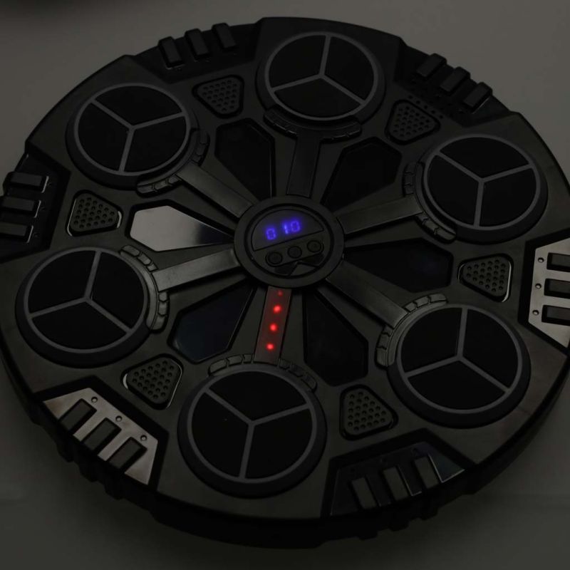 Tarcza bokserska treningowa na ścianę trenażer muzyka Bluetooth LED USB - obrazek 11