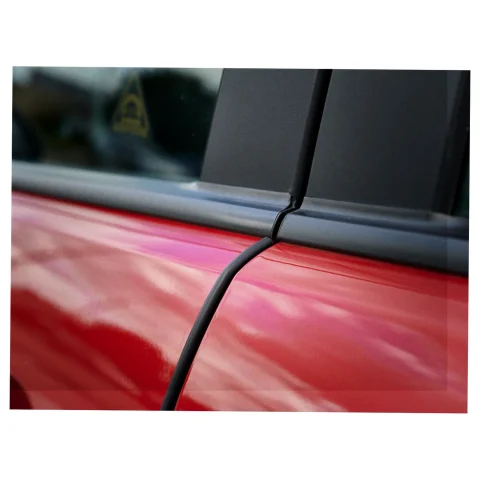Osłona krawędzi drzwi samochodu uszczelka odbojnik profil zabezpieczenie do auta rantu 10m czarny