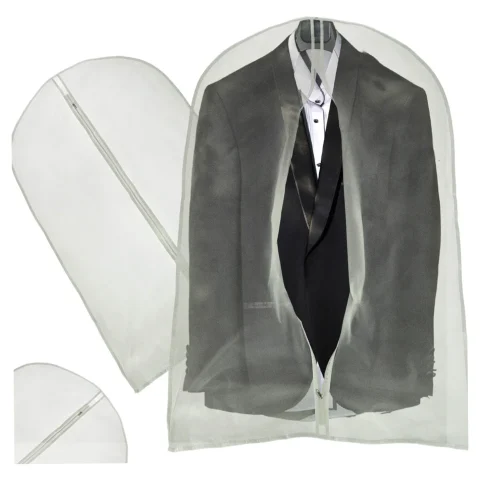 Pokrowiec na ubrania garnitur odzież ubrania przezroczysty 60 x 120 cm