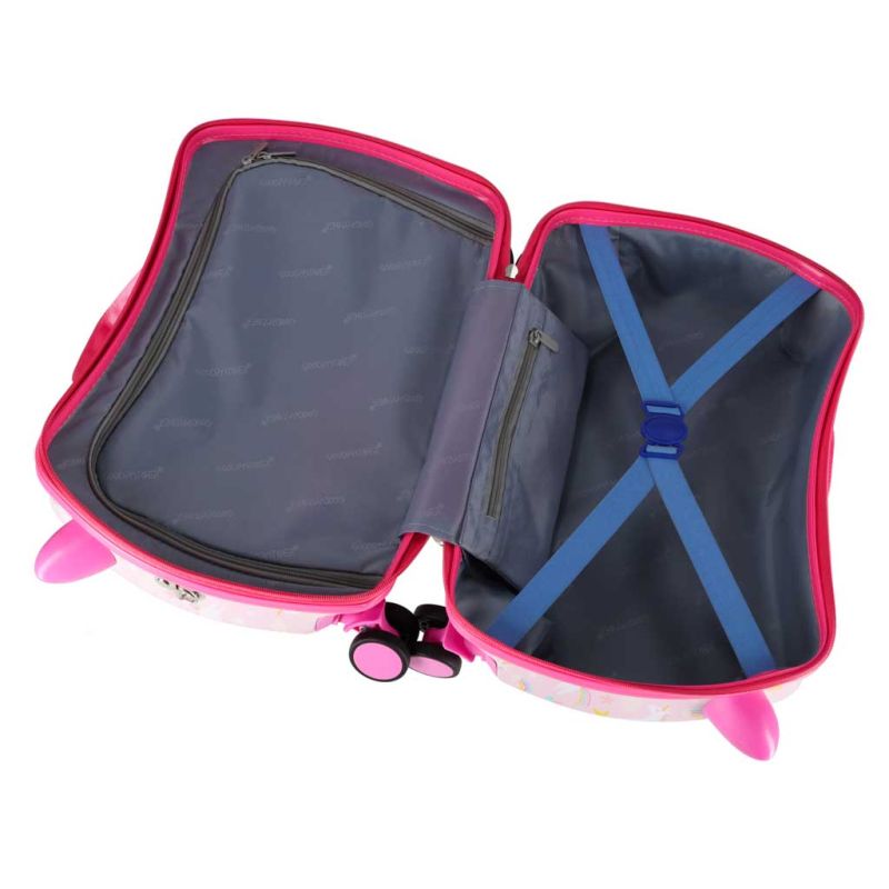 Walizka podróżna dla dzieci na kółkach bagaż podręczny jednorożec - obrazek 7