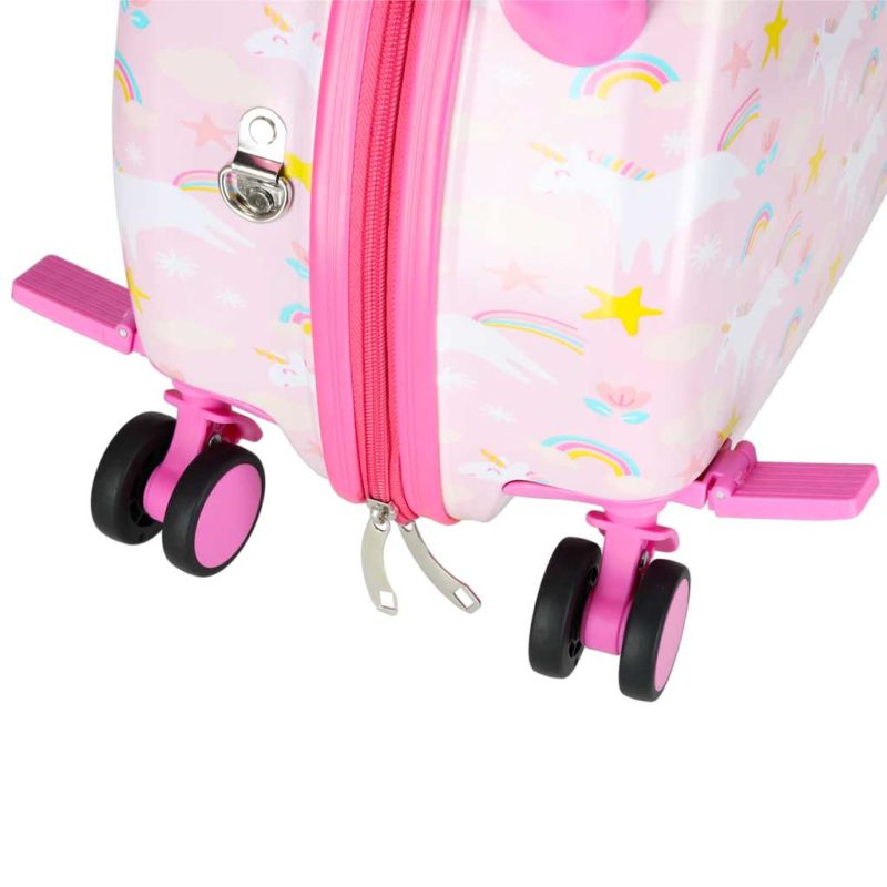 Walizka podróżna dla dzieci na kółkach bagaż podręczny jednorożec - obrazek 9
