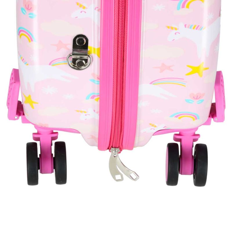 Walizka podróżna dla dzieci na kółkach bagaż podręczny jednorożec - obrazek 10