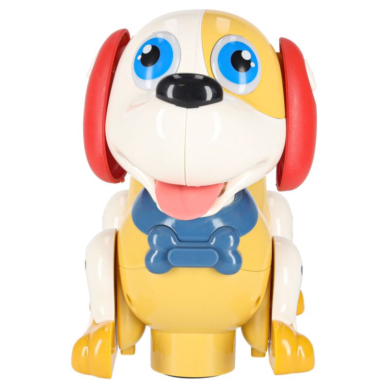 Pies piesek interaktywny z kością robot reaguje na dotyk - obrazek 6