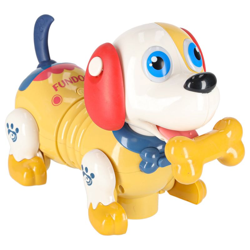 Pies piesek interaktywny z kością robot reaguje na dotyk - obrazek 7