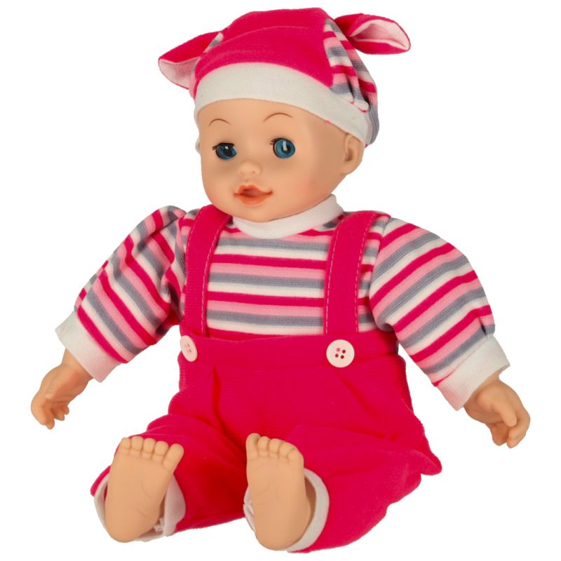 Lalka Maja bobas płacze śmieje się mówi 40cm - obrazek 4