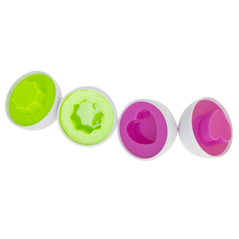 Układanka edukacyjna sorter dopasuj kształty jajka 12 sztuk - obrazek 5