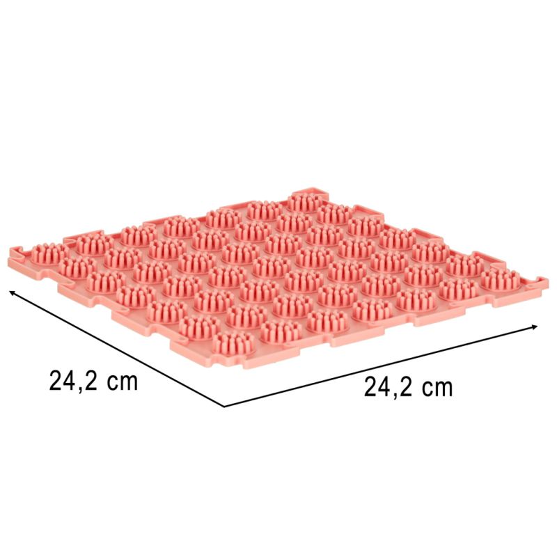 Mata sensoryczna puzzle montessori do masażu stóp 8 elementów kolorowe - obrazek 15