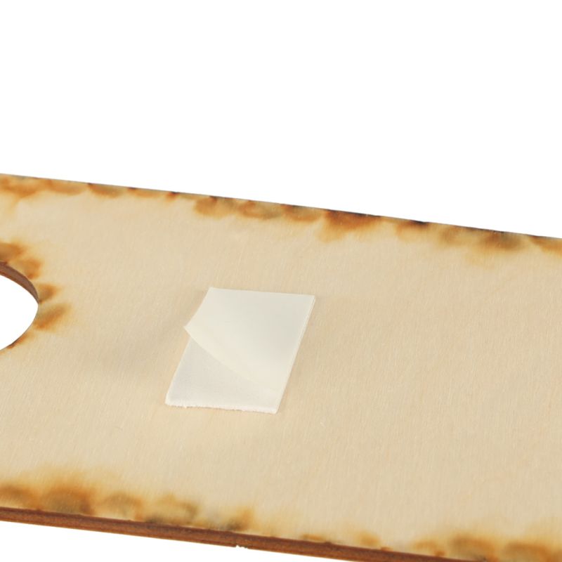 Miarka wzrostu drewniana żyrafa 125 cm żółta - obrazek 7