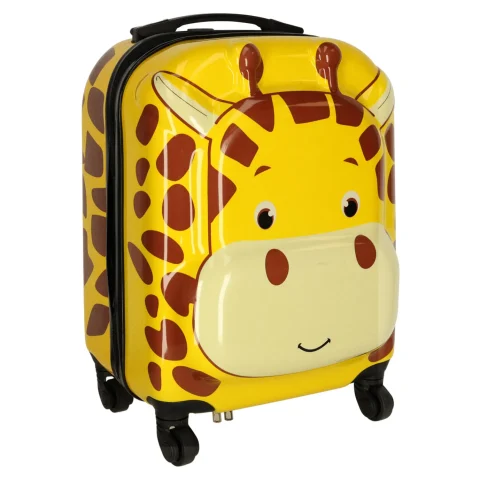 Walizka podróżna dla dzieci bagaż podręczny na kółkach żyrafa