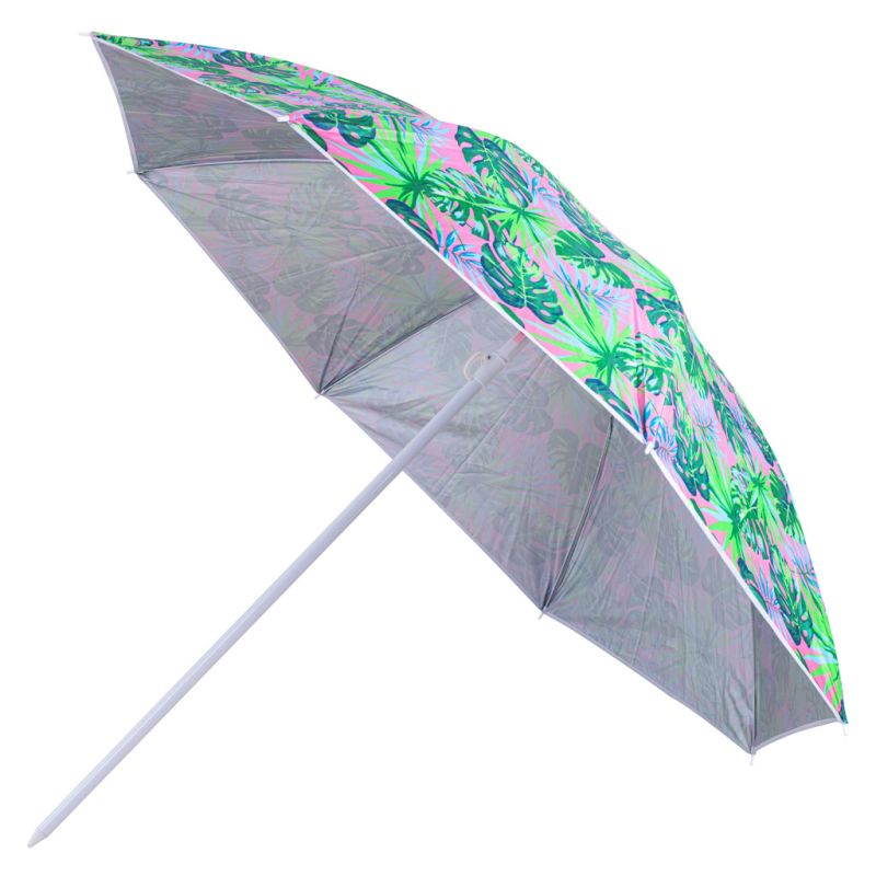Parasol ogrodowy plażowy regulowany łamany 150cm liście UV - obrazek 7