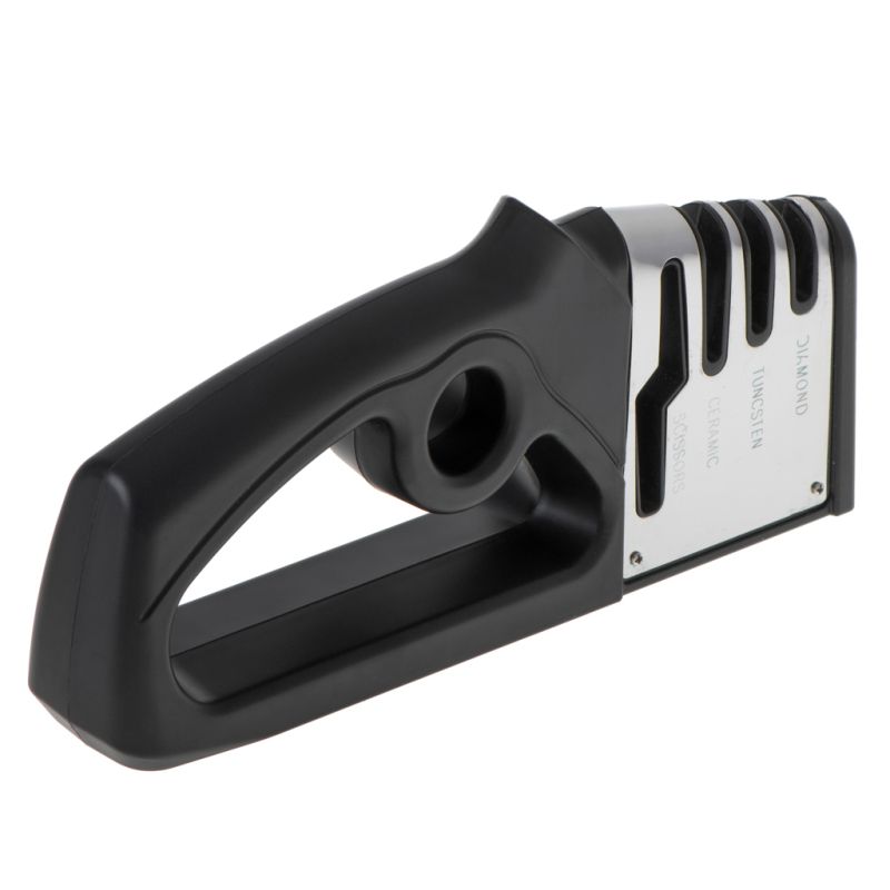 Ostrzałka do noży osełka do noży kuchennych nożyczek 4w1 diamentowa ceramiczna - obrazek 6