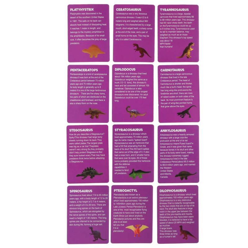 Dinozaury wykopaliska jajka dinozaura figurki zestaw archeologiczny 12 jajek - obrazek 9