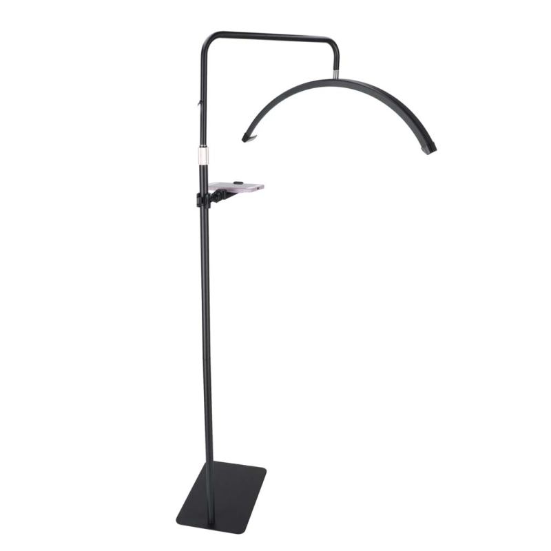 Lampa do przedłużania rzęs LED 36W regulowana kosmetyczna bezcieniowa łuk czarna - obrazek 6