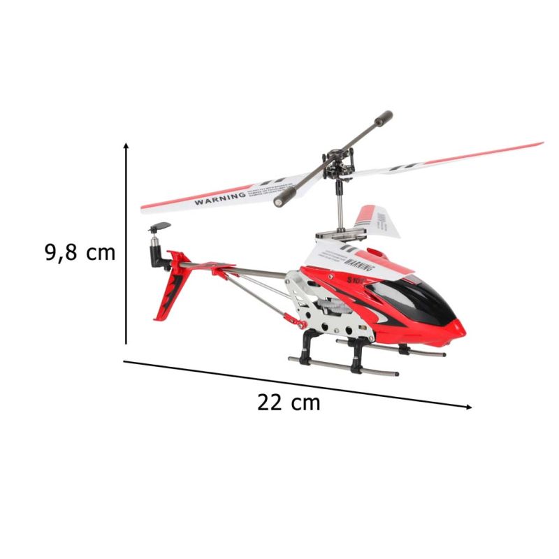 Helikopter zdalnie sterowany na pilota RC SYMA S107G czerwony - obrazek 10