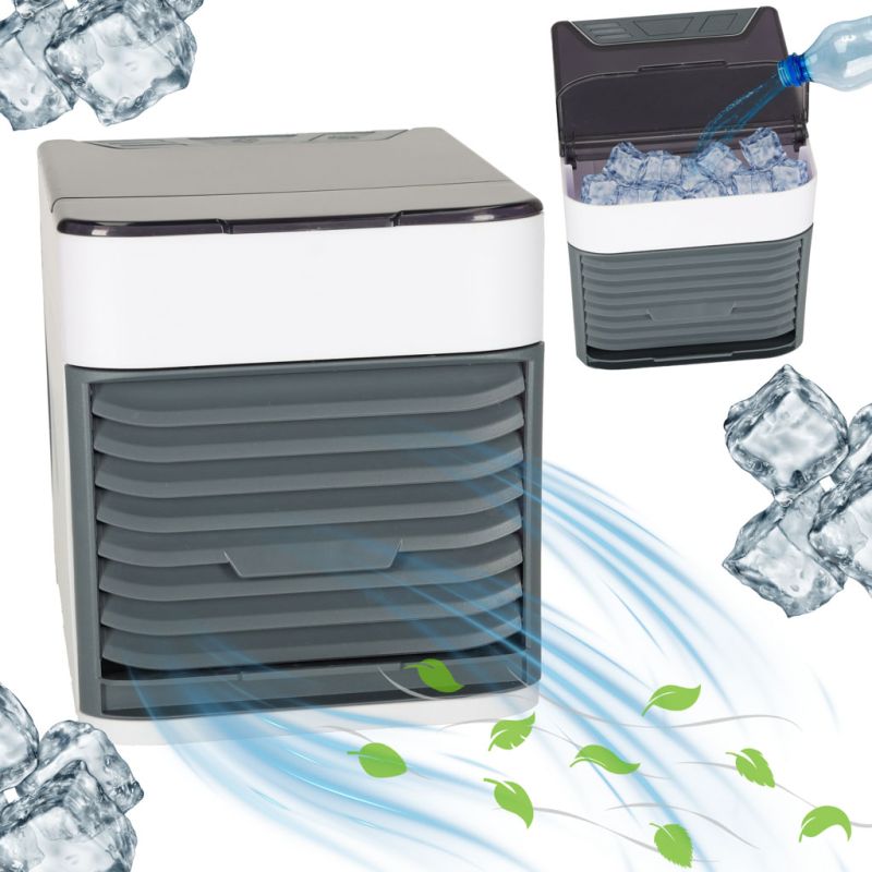 Klimator przenośny klimatyzer biurkowy 3w1 mini klimatyzator na wodę USB - obrazek 8