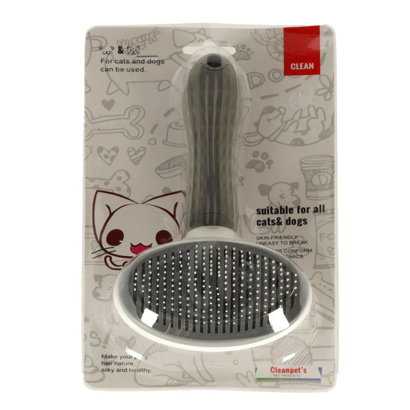Szczotka samoczyszcząca do sierści psa kota - obrazek 4