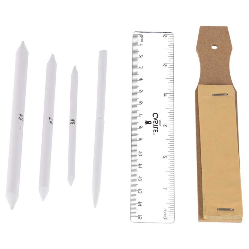 Ołówki do szkicowania rysowania zestaw plastyczny 54 elementy - obrazek 8