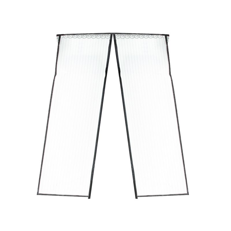 Moskitiera siatka magnetyczna na drzwi 160x230cm CZARNA - obrazek 2