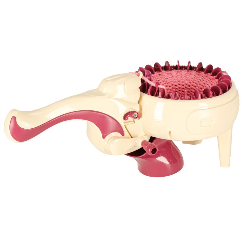 Maszyna dziewiarska zestaw do szycia robienia na drutach 5 kolorów włóczek - obrazek 2