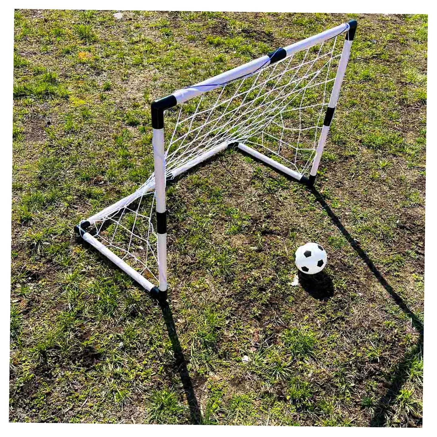 Bramka piłkarska do piłki nożnej dla dzieci treningowa 2szt 95 x 48 x 70 cm - obrazek 9