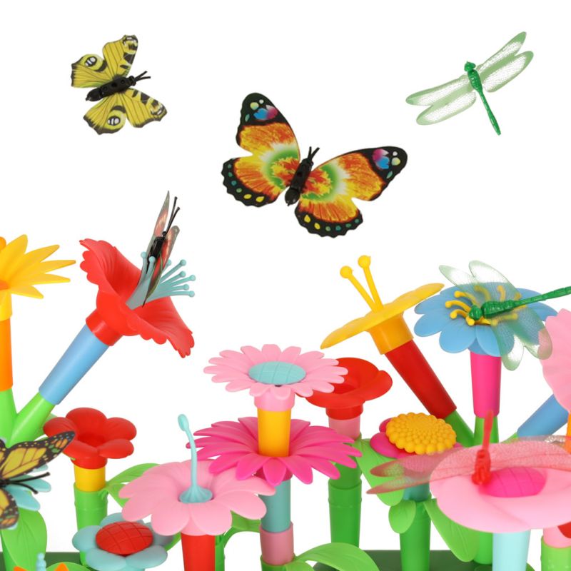 Kwiatki klocki kreatywne ogród kwiatowy 175 elementów - obrazek 5