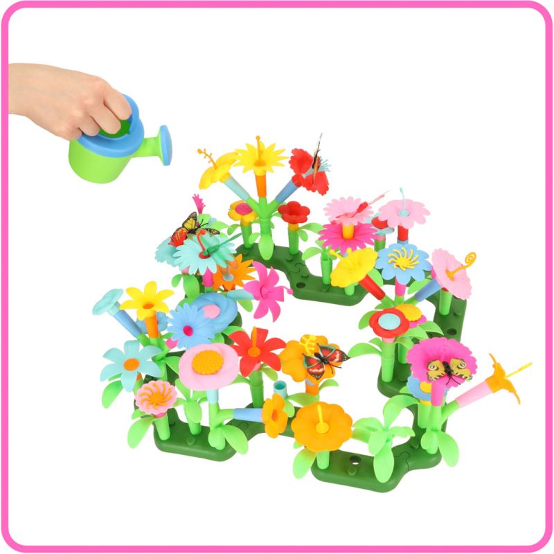 Kwiatki klocki kreatywne ogród kwiatowy 175 elementów - obrazek 7