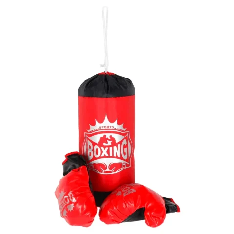 Worek bokserski i rękawice zestaw do boksowania