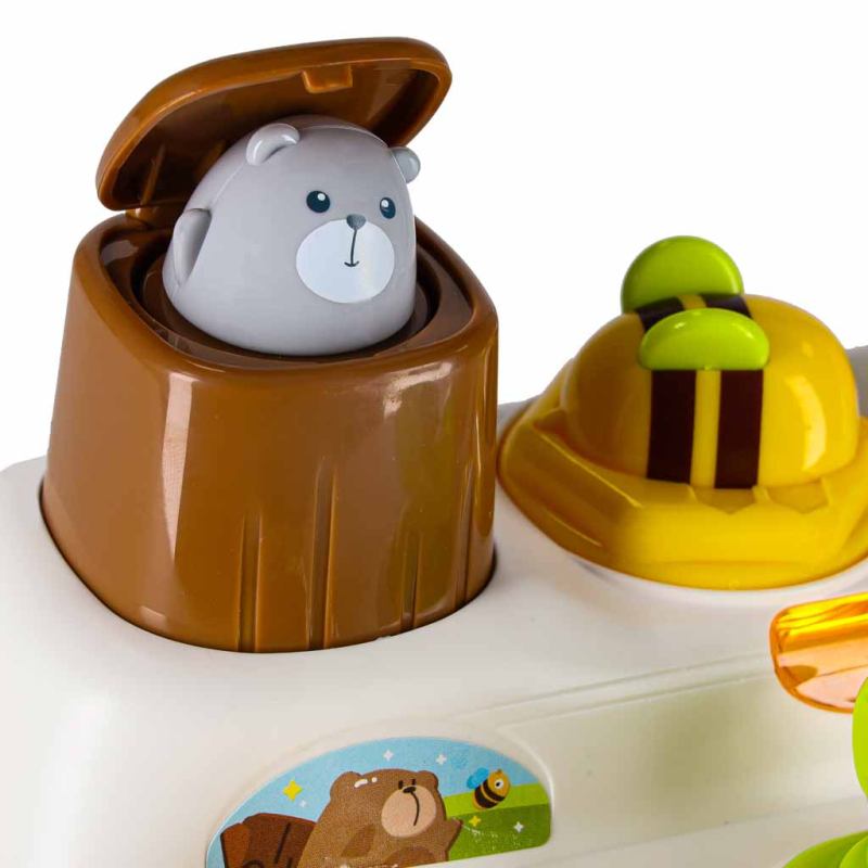 Zabawka edukacyjna pop-up wyskakujące zwierzątka światła dźwięk - obrazek 8