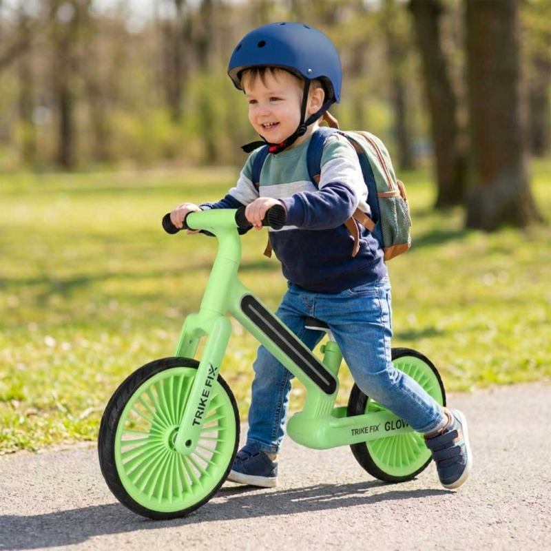 Rowerek biegowy Trike Fix Glow LED neon zielony - obrazek 9