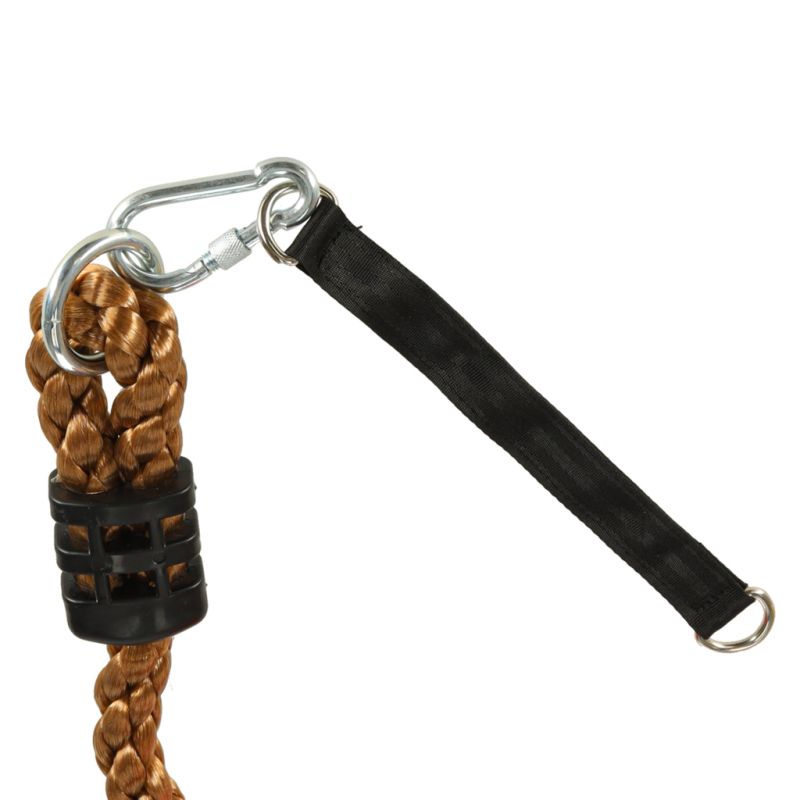 Lina do wspinaczki huśtawka sznur wspinaczkowy z węzłami platformami 200cm - obrazek 6