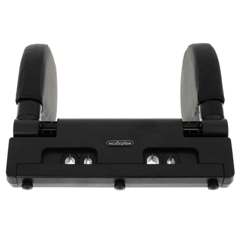 Zagłówek samochodowy poduszka podróżna oparcie na głowę szyje do samochodu regulowane czarny - obrazek 3