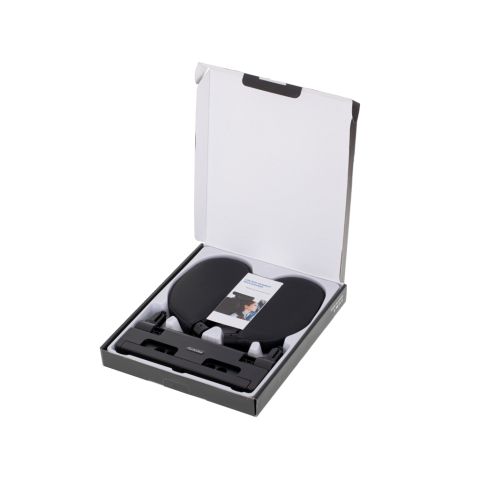 Zagłówek samochodowy poduszka podróżna oparcie na głowę szyje do samochodu regulowane czarny