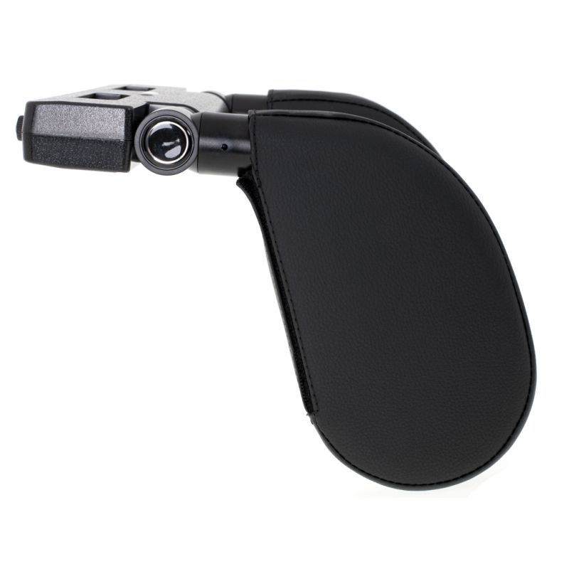 Zagłówek samochodowy poduszka podróżna oparcie na głowę szyje do samochodu regulowane czarny - obrazek 7